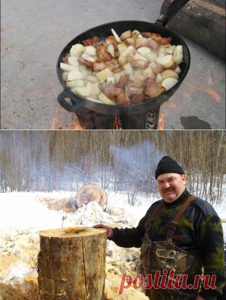 Шведская свечка, как быстро развести костер