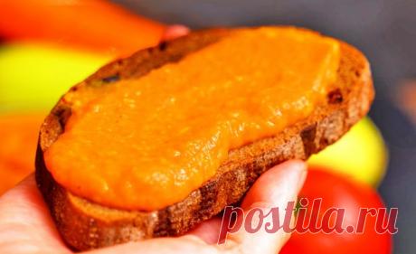 Кабачковая икра в рукаве