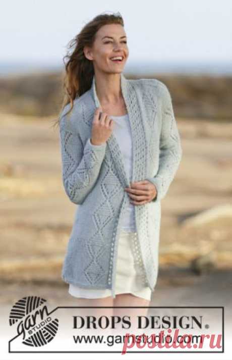 Удлинённый жакет спицами от Drops Design 

Размеры S - M - L - XL - XXL - XXXLМатериалыПряжа DROPS BRUSHED ALPACA SILK (77% альпака, 23% шелк, 25 г/140 м) 6-7-7-8-9-9 мотков, пряжа DROPS ALPACA (100% альпака, 50 г/167 м) 5-6-6-7-7-8 мотков, …