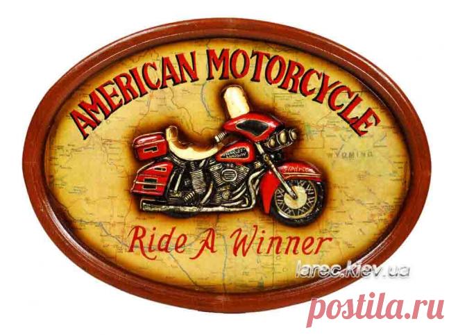 Купить настенное панно Harley Davidson Харли Дэвидсон | Интернет-магазин подарков Ларец