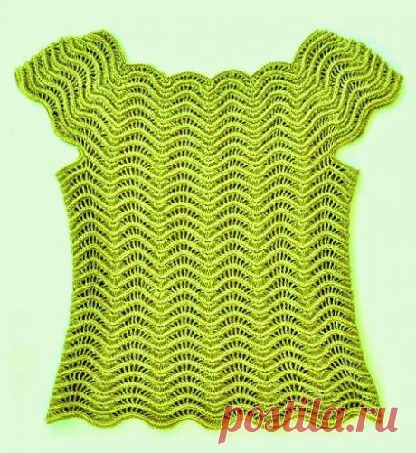 Ivelise Hand Made: В Блузка Красивая Ripple Пойнт