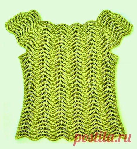 Ivelise Hand Made: В Блузка Красивая Ripple Пойнт