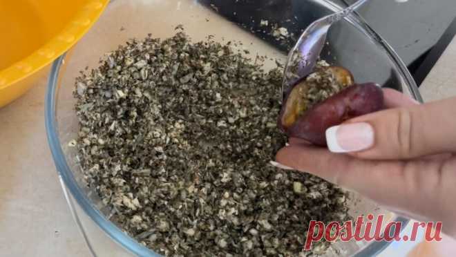Сливы на зиму «Фаршированные» с необыкновенно вкусной начинкой (Зимой жалела, что не сделала больше) | Книга рецептов от Ирины | Дзен