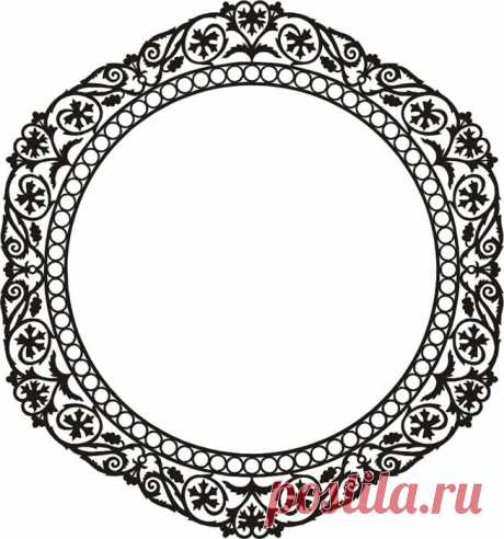 КРУГЛЫЕ ВИНТАЖНЫЕ РАМКИ