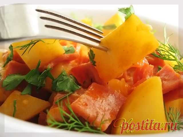 Картофельный гуляш.