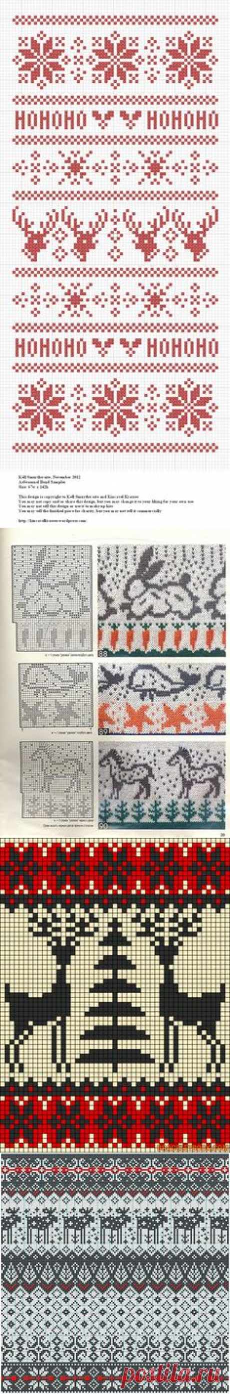 (54) норвежские узоры схемы для вязания | Handmade / Knitting