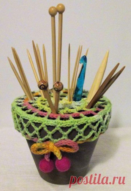 Органайзеры для инструментов вязальщицы. Идеи. / Вязание крючком / Вязаные крючком аксессуары