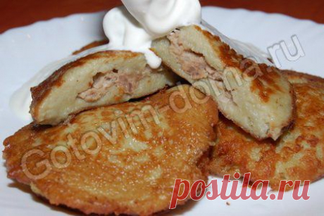 Рецепт: Драники с мясом (Колдуны)