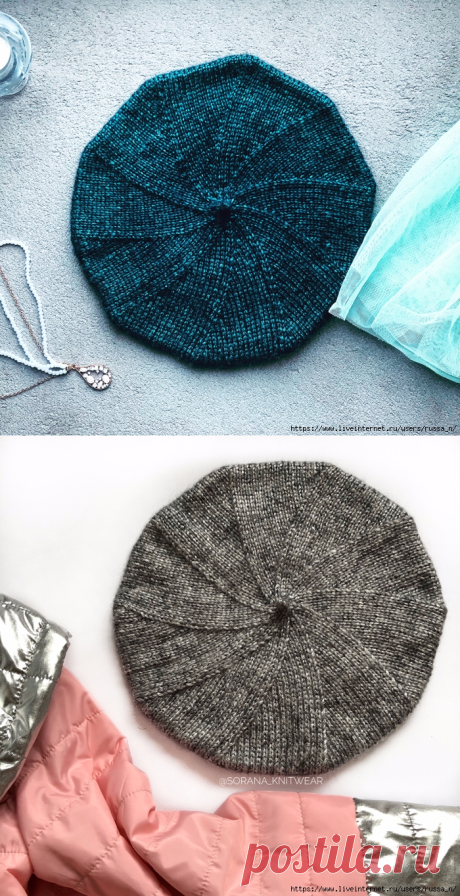 Берет от sorana_knitwear.