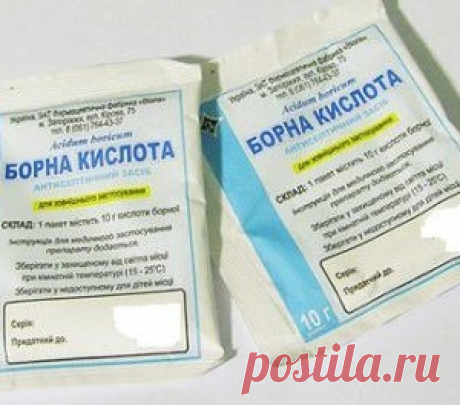 Применение порошка борной кислоты
