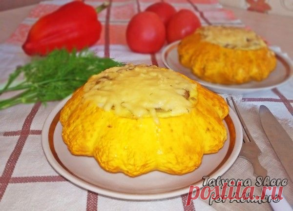 Патиссоны с гречкой и сыром | Четыре вкуса