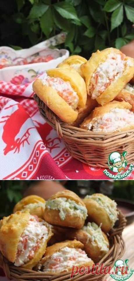 Французские булочки &quot;Гужеры&quot; с начинкой - кулинарный рецепт
