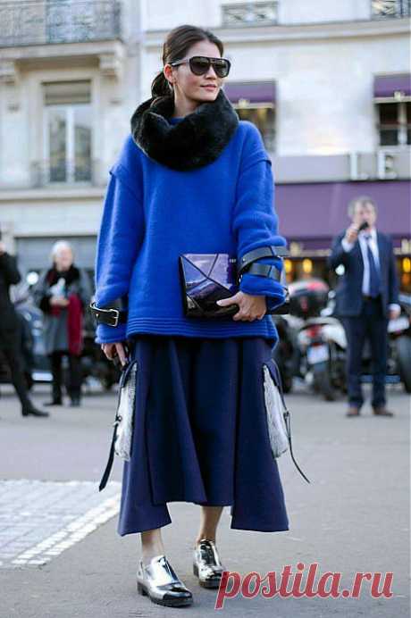Photos: Street Style: Paris Fashion Week Fall/Winter 2014 | Vanity Fair