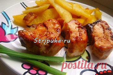 Курица в винной глазури — Домашняя кулинария