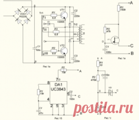 Реинкарнация компьютерных БП. Часть 1 Те, кто уже имел дело с силовыми трансформаторами компьютерных БП, знают, что первичная обмотка трансформатора содержит около 40 витков провода, разделенных, как правило, на 2 секции, наматываемых до и после вторичной обмотки. Таким образом достигается уменьшение паразитной емкости первичной