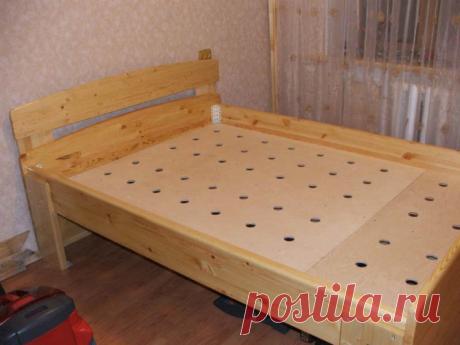 Как сделать отличную кровать своими руками из дерева - инструкция и чертежи