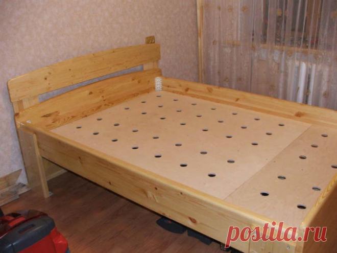 Как сделать отличную кровать своими руками из дерева - инструкция и чертежи
