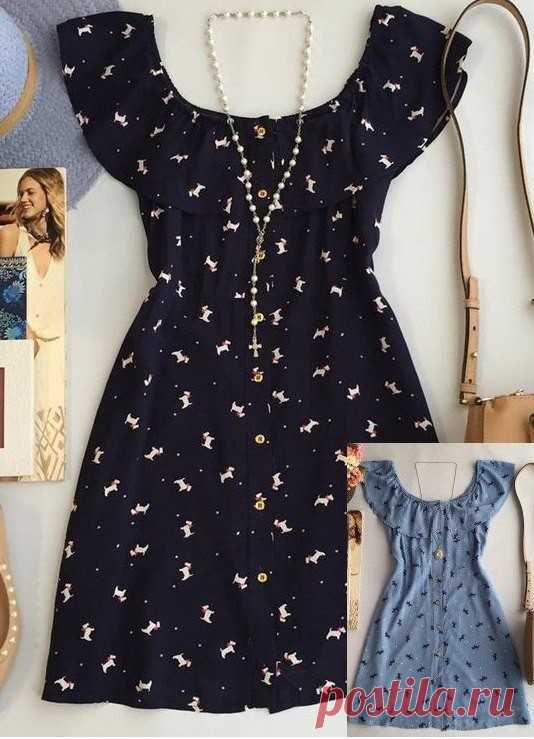 Выкройка летнего платья (Шитье и крой) – Журнал Вдохновение Рукодельницы