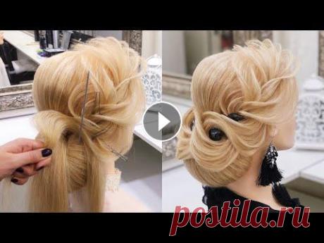 Свадебные и вечерние прически пошагово. Восьмерка с боковым узором Видеоурок. Друзья! Делюсь с вами видеоуроком на эту красивую прическу. Надеюсь, она вам понравится. И конечно же, не забываем ставить лайки, и подписываться на м...