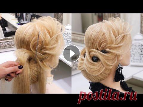 Свадебные и вечерние прически пошагово. Восьмерка с боковым узором Видеоурок. Друзья! Делюсь с вами видеоуроком на эту красивую прическу. Надеюсь, она вам понравится. И конечно же, не забываем ставить лайки, и подписываться на м...