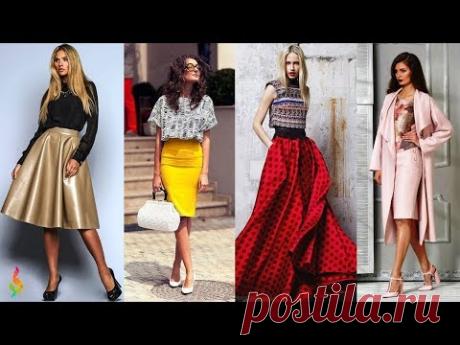 Модные сочетания юбки и блузки на весну-лето 2018 💎 Стильные фото идеи юбка + блузка