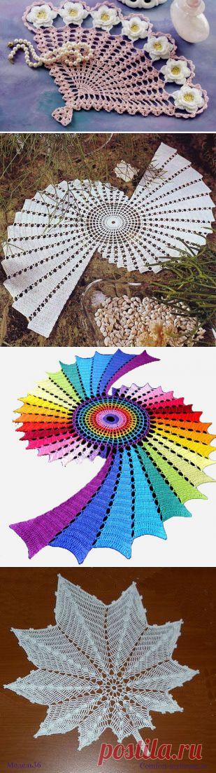 Оригинальные салфетки крючком | Уют и тепло моего дома