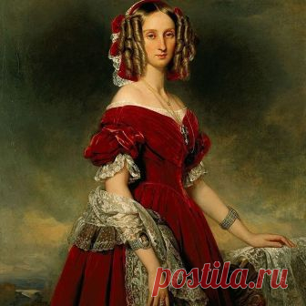 “Louise of Orleans (Queen of the Belgians)" by Franz Xaver Winterhalter, 1841, Royal Collection