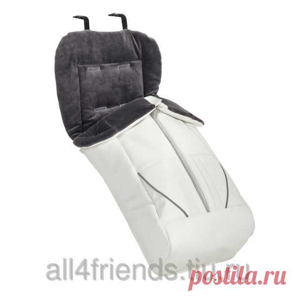 Универсальный прогулочный конверт Emmaljunga, цвет White Leatherette: продажа, цена в Санкт-Петербурге. запчасти и аксессуары для детских колясок от "All4friends.ru" - 53363081