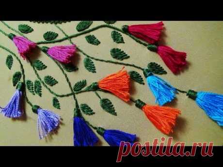 Hand Embroidery: Neckline Embroidery for Kurtis/Kameez