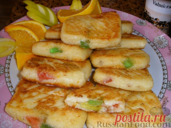 Рецепт: Сырники с мармеладом на RussianFood.com