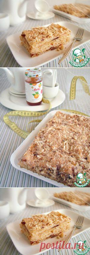 Низкокалорийный абрикосовый Наполеон с конфитюром D’arbo - кулинарный рецепт