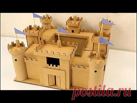 como hacer un castillo de cartón paso a paso ( CASTILLO BODIAM) cardboard castle