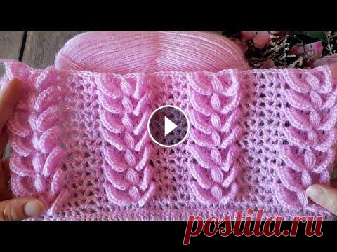 Раппорт узора 15 петель + 11. В высоту повторяем 4-й и 5-й ряд. Если быстро, то скорость воспроизведения можно регулировать. Ссылка на это видео https...