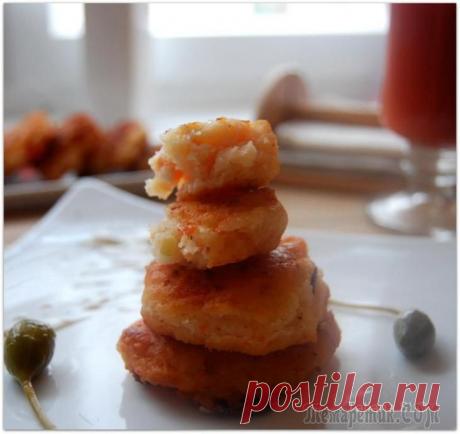 Доматокефтедес - томатные сырники...