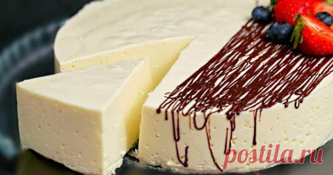 Воздушный десерт без сахара, муки и масла. Каких-то 100 ккал на 100 г !