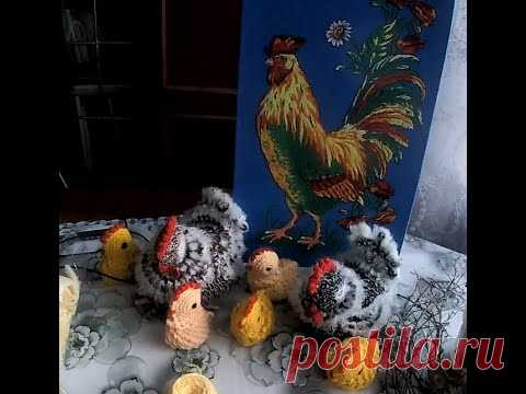 Вязание крючком Курочка