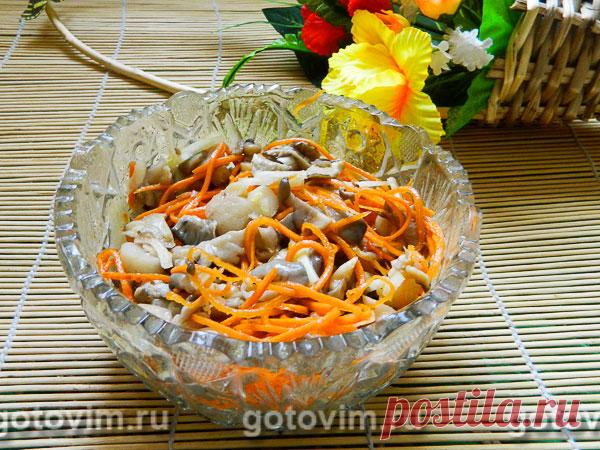 Шампиньоны по-корейски. Рецепт с фото Рецепт шампиньонов по-корейски понравится всем любителям пикантных закусок, которые не желают долго ждать готовое блюдо. В обще сложности на приготовление грибов уходит 40 минут, включая время маринования.  Дополнительно к маринованным грибам можно добавить готовую корейскую морковку.