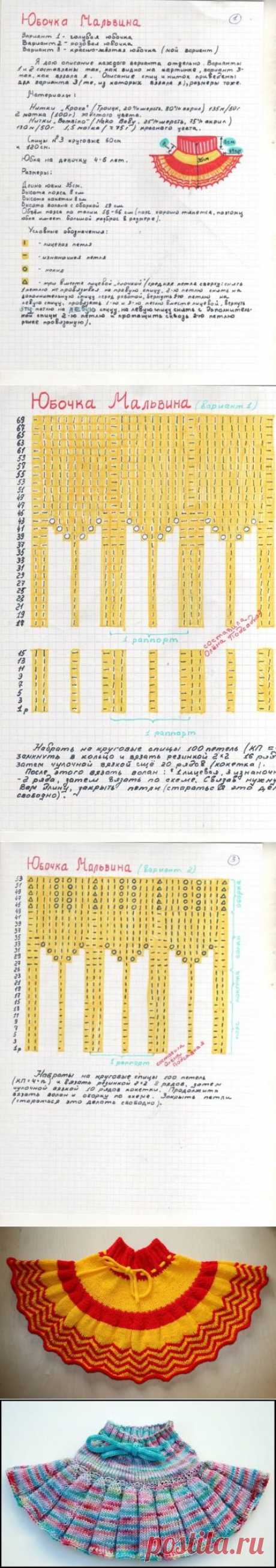 Детская юбка спицами схема описание. Вязание спицами детская юбочка | Домоводство для всей семьи