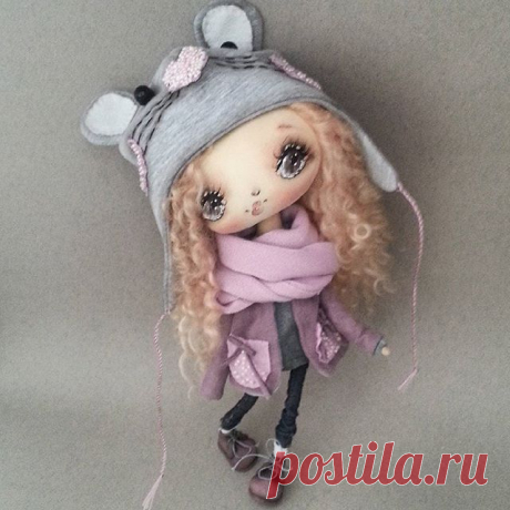 #доброе #утро , мои дорогие !!!)) Блондинка с карими глазками желает вам веселой пятницы и хорошего настроения на весь день !!!) Куколка была сделана #назаказ и осталась жить в Новосибирске у очень хорошего человека , чему я несказанно рада !))) Всех люблю и обнимаю !Ааа ...настроение просто хорошее !!♥♥♥♥