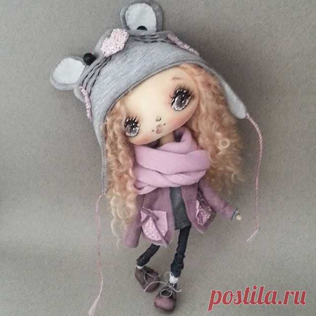 #доброе #утро , мои дорогие !!!)) Блондинка с карими глазками желает вам веселой пятницы и хорошего настроения на весь день !!!) Куколка была сделана #назаказ и осталась жить в Новосибирске у очень хорошего человека , чему я несказанно рада !))) Всех люблю и обнимаю !Ааа ...настроение просто хорошее !!♥♥♥♥
