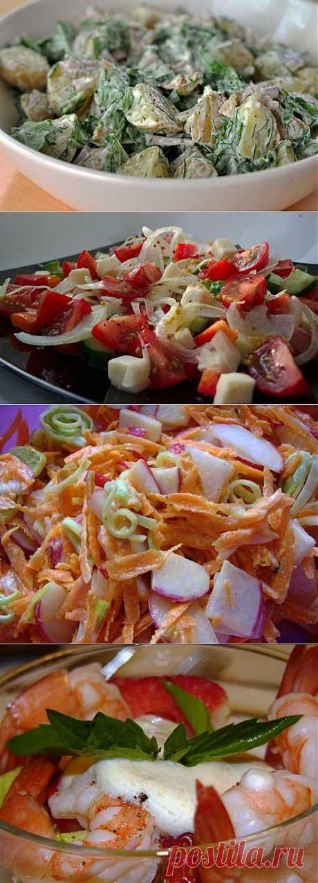 Салаты с йогуртом: 7 рецептов / Простые рецепты