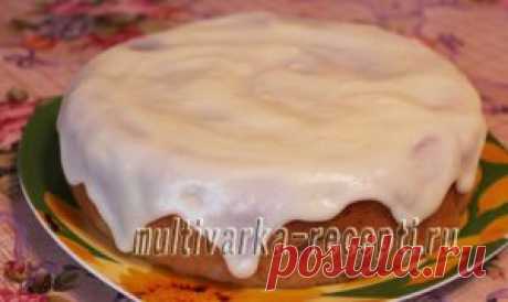 Шарлотка с творогом и яблоками в мультиварке