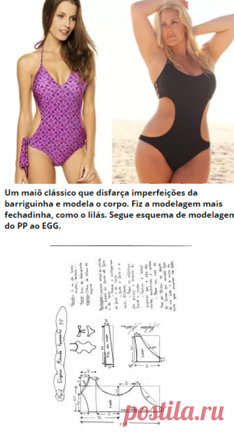 Maiô engana mamãe – DIY – molde, corte e costura – Marlene Mukai