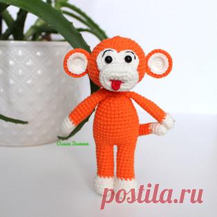 Обезьянка амигуруми. Схемы и описания для вязания игрушек крючком! Бесплатный мастер-класс от Ольги Зиминой по вязанию брелка в виде обезьянки крючком. Размер вязаной игрушки примерно 12-13 см. Для изготовления такой…