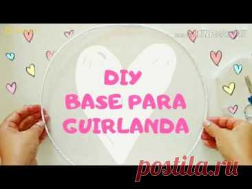 COMO FAZER BASE PARA GUIRLANDA COM ARAME
