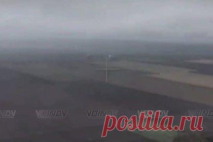 Появилось видео удара ФАБ по позициям ВСУ в Днепропетровской области