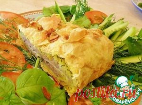 Пирог из лаваша и картофеля - кулинарный рецепт