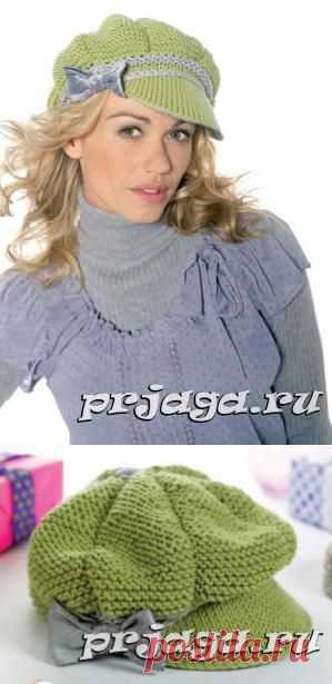 Вязание беретов спицами для женщин