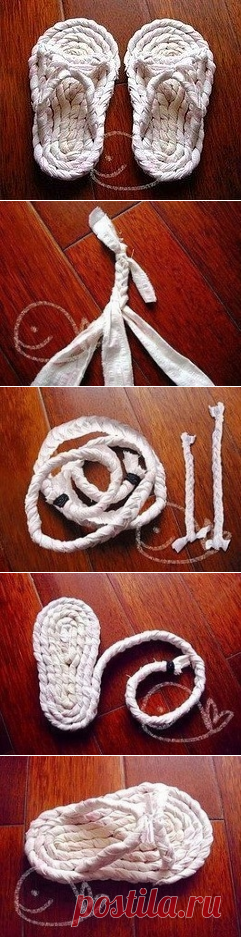 Делаем домашние тапочки сами