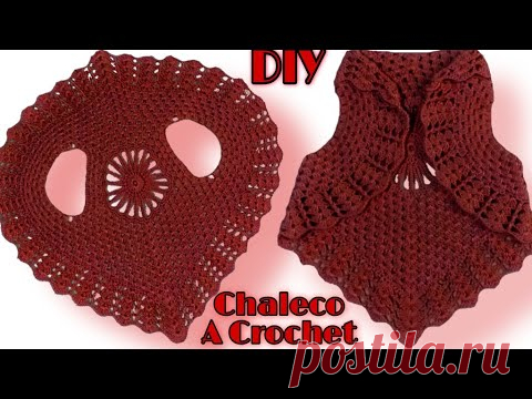 Chaleco a crochet paso a paso *TODAS LAS TALLAS* 👈👈👈💕💕💕😘😘